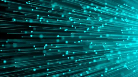 Optical fiber network cable. Abstract background Stock Illustration