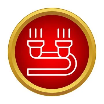 Optical fiber network connection data transfer icon 库存插图