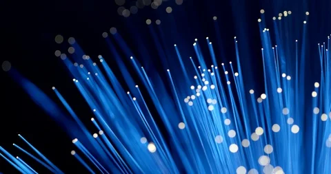 Optical fiber stand Stock Footage 87865980