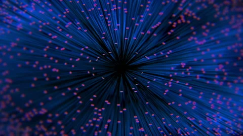 Optical fibers animation Vídeos de archivo 60112931