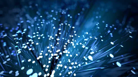 Optical fibres. Networking communication internet technology telecommunication Stock Footage