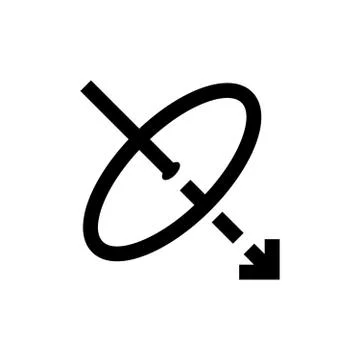 Optical filter icon Stock Illustration