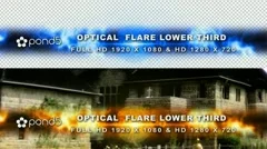 Optical Flare Lower Third Stock After Effects