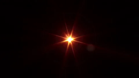 Optical Flares Explosion Glow orange gold flares Video stock 189098470