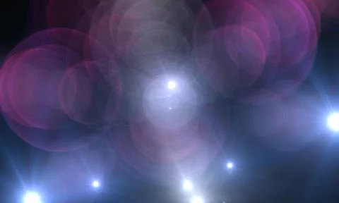 Optical flares Illustrazione stock