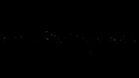 Optical flares particles animation on black abstract background Stock Footage 304333265
