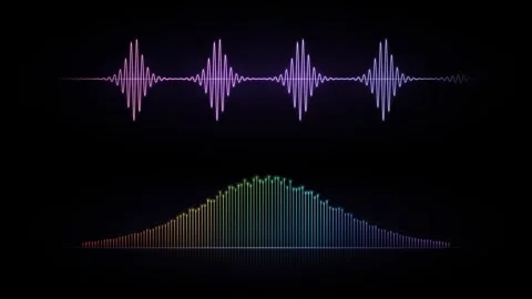 Optical Frequency Comb Mode Locked Laser Pulses Spectrum Seamless Loop Stock Footage 348021854
