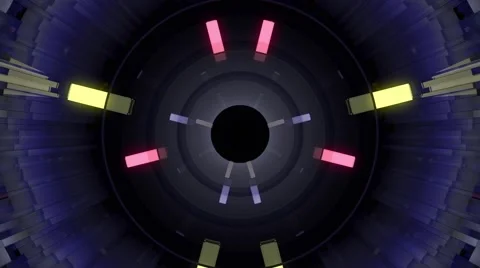 Optical Genesis - Looped High Tech VJ Loops V2 - 02 (Colorful Glow) Stock Footage 46131152