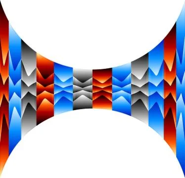 Optical illusion abstract background  Illustrazione stock