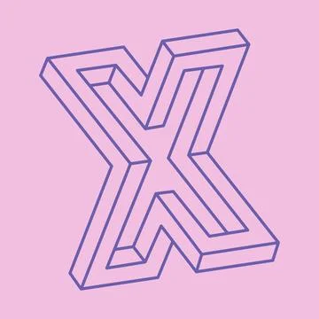 Optical illusion abstract background. Impossible shapes  vector. Optical art Stock Illustration