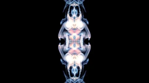 Optical Illusion Abstract Smoke HD Vj Loop Stock Footage
