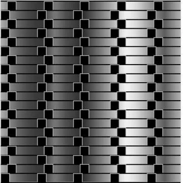 Optical illusion against metallic gradient  Stock-Illustration