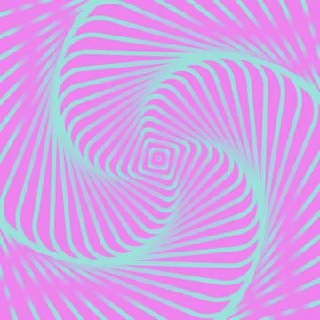 Optical illusion background. Modern abstract geometric background. Stock Illustration