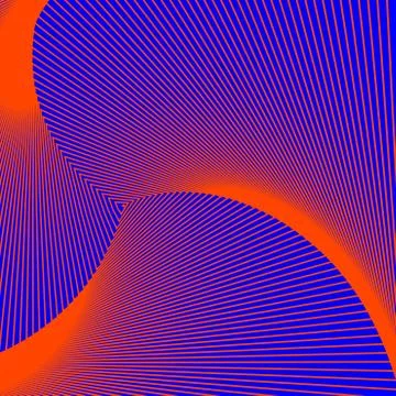 Optical illusion background. Modern abstract geometric background. Stock Illustration