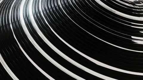 Optical illusion black and white circle abstract animation. 4K movie. Stock Footage 168471798