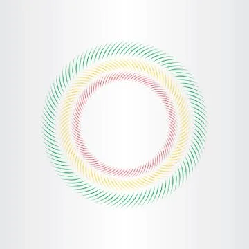 Optical illusion circle vector element Stock-Illustration