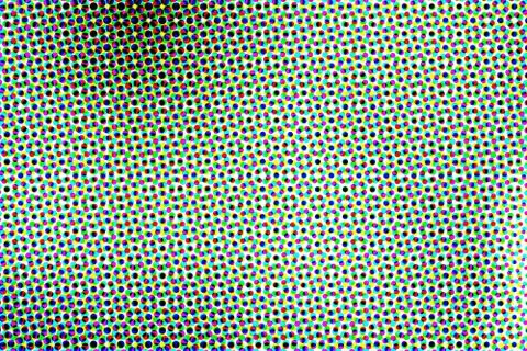 Optical illusion with circles that create the effect of motion, as a backgrou Foto stock