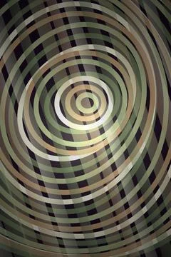 Optical Illusion Circular Pattern Stock Illustration