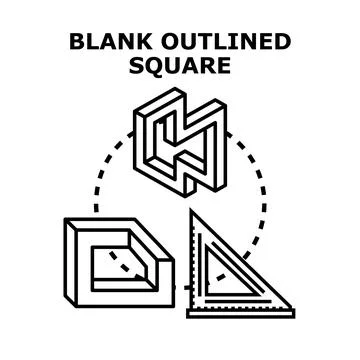 Optical illusion concept with impossible geometric shapes Stock Illustration