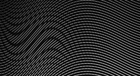Optical illusion, creative black and white graphic moire backdrop Stock Illustration