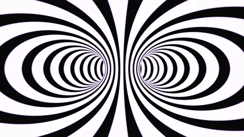 Optical illusion design. Geometric pattern background Vídeo Stock 334272172