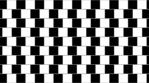 Optical illusion with distorted horizontal parallel lines 04 Stock Footage 39223457