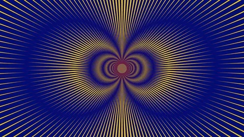 Optical illusion with dynamic rotation. Magic techno modern effect. Animation. 動画素材 82986764