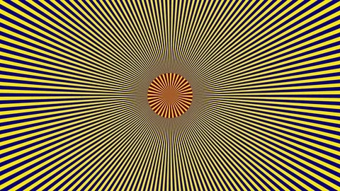 Optical illusion with dynamic rotation. Magic techno modern effect. Animation. Stock Footage 83010942