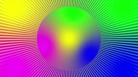 Optical illusion with dynamic rotation. Magic techno modern effect. Animation. Stock Footage 83062334