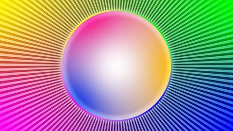 Optical illusion with dynamic rotation. Magic techno modern effect. Animation Stock Footage 83270485