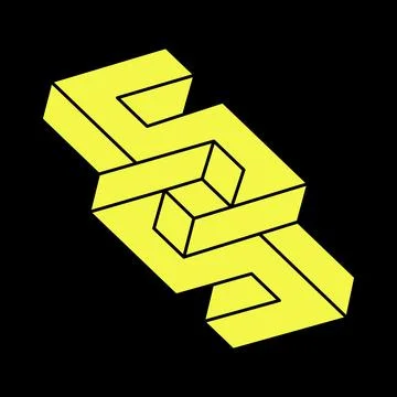 Optical illusion figures. Impossible objects. Line geometric shapes. Escher Stock Illustration