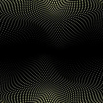 Optical illusion of half and full toned dots Stock Illustration