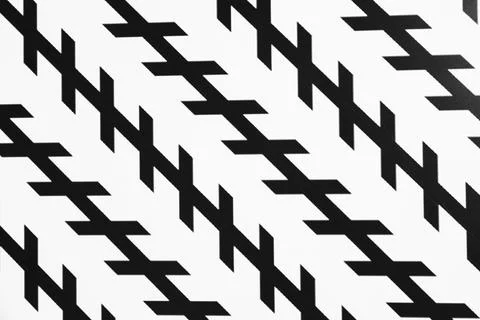 Optical illusion horizontal background. Abstract curves, geometric effect. Black Stock Illustration