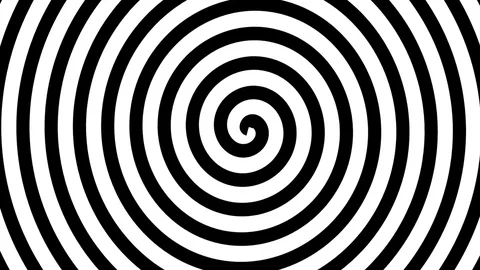 Optical illusion for hypnosis Stock-Footage 76019818