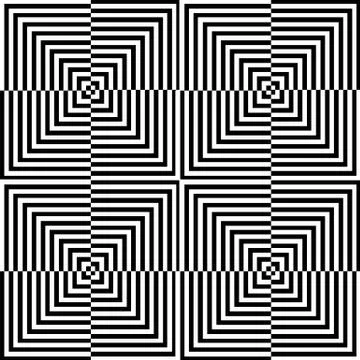 Optical illusion for hypnotherapy Stock Illustration