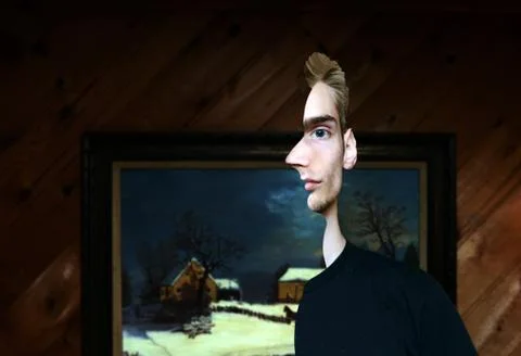 Optical illusion Stock Illustration