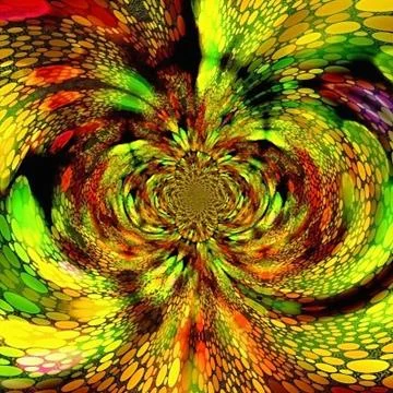 Optical illusion Illustrazione stock