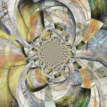 Optical illusion Illustrazione stock