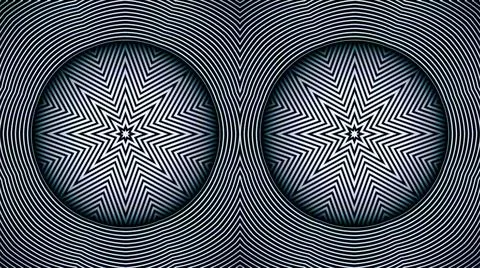 Optical illusion Illustrazione stock