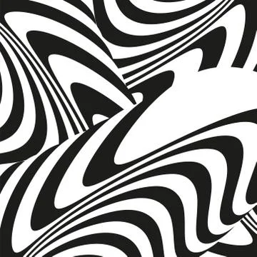 Optical illusion illustration Stock Illustration