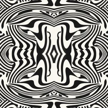 Optical illusion illustration Stock Illustration