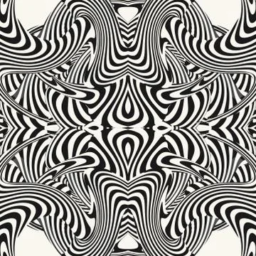 Optical illusion illustration Illustrazione stock