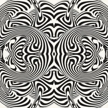 Optical illusion illustration Stock Illustration