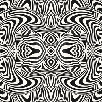 Optical illusion illustration Illustrazione stock
