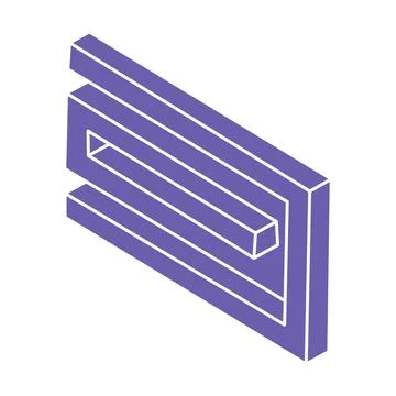 Optical illusion. Impossible shapes. Sacred geometry figure. Abstract eternal Stock-Illustration