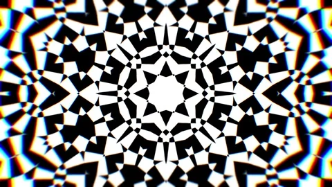 Optical Illusion Kaleidoscope Stock Footage 265247583