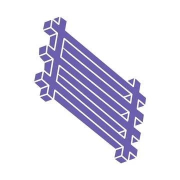 Optical illusion logo. Impossible shapes vector. Optical art objects. Geometric 스톡 일러스트
