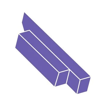 Optical illusion logo. Impossible shapes vector. Optical art objects. Geometric Stock Illustration