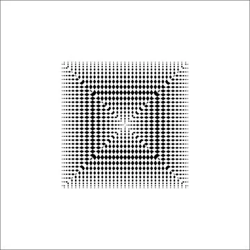 Optical Illusion made from Reces Composition. Vector Illustration. Stock Illustration