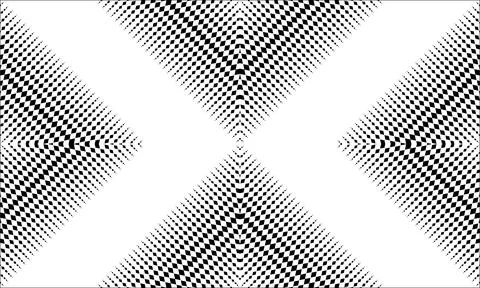 Optical Illusion made from Reces Composition. Vector Illustration. Stock Illustration